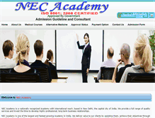 Tablet Screenshot of necaca.com